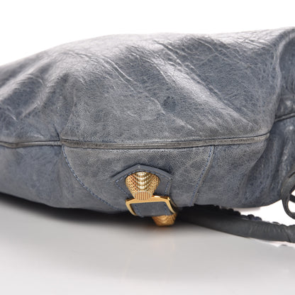 Balenciaga Chevre Giant 21 Gold Hardware Hobo Bleu 16 of 16