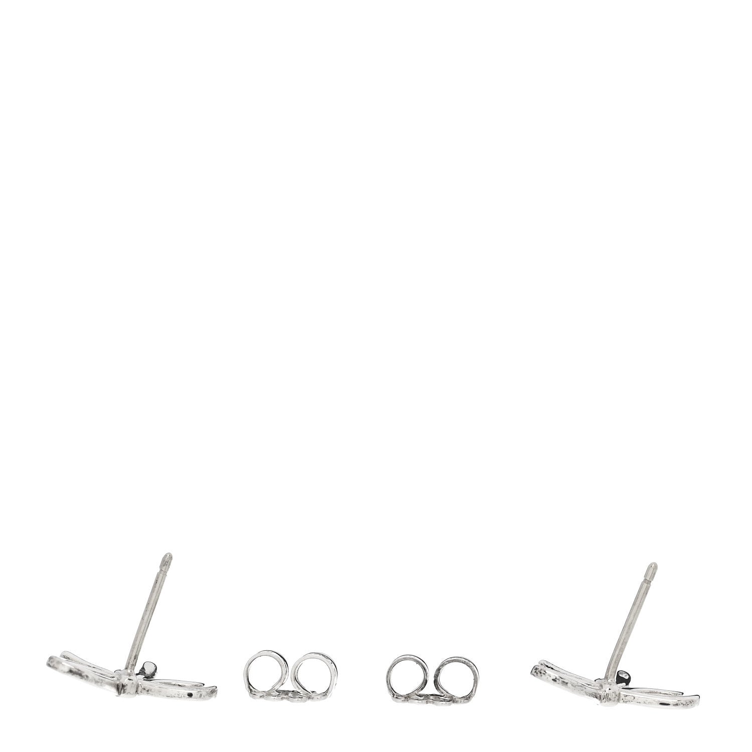 Tiffany Sterling Silver Bow Earrings 3 of 5