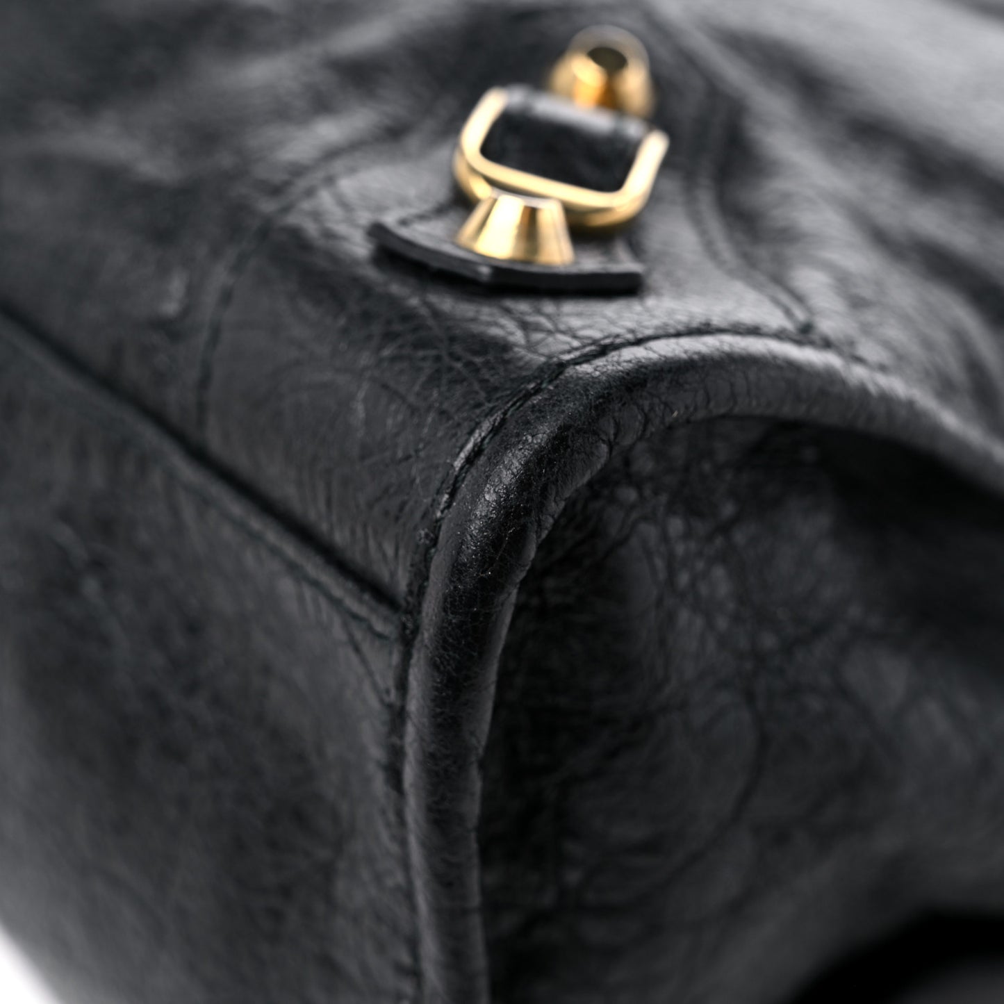 Agneau Classic Gold Hardware City Black