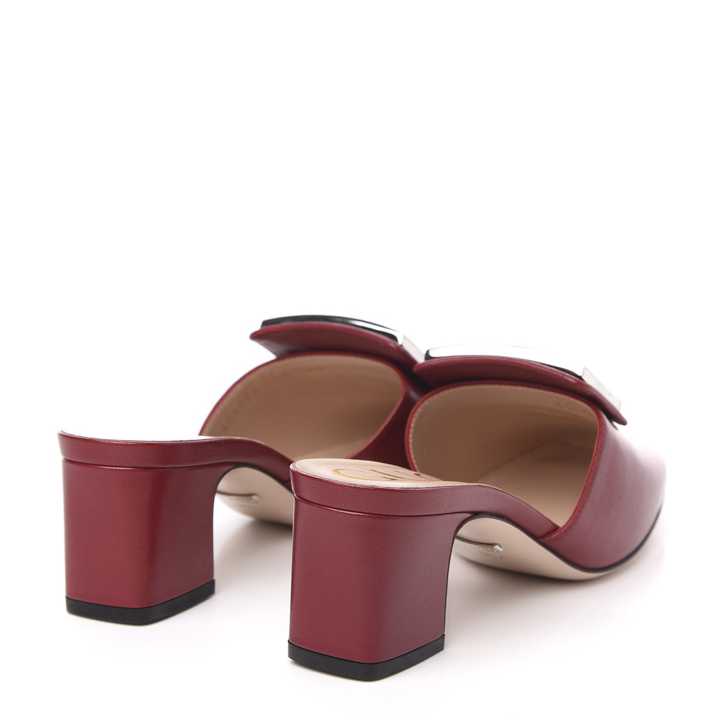 Malaga Kid Crystal Square G Madelyn Mules 36.5 Romantic Cerise