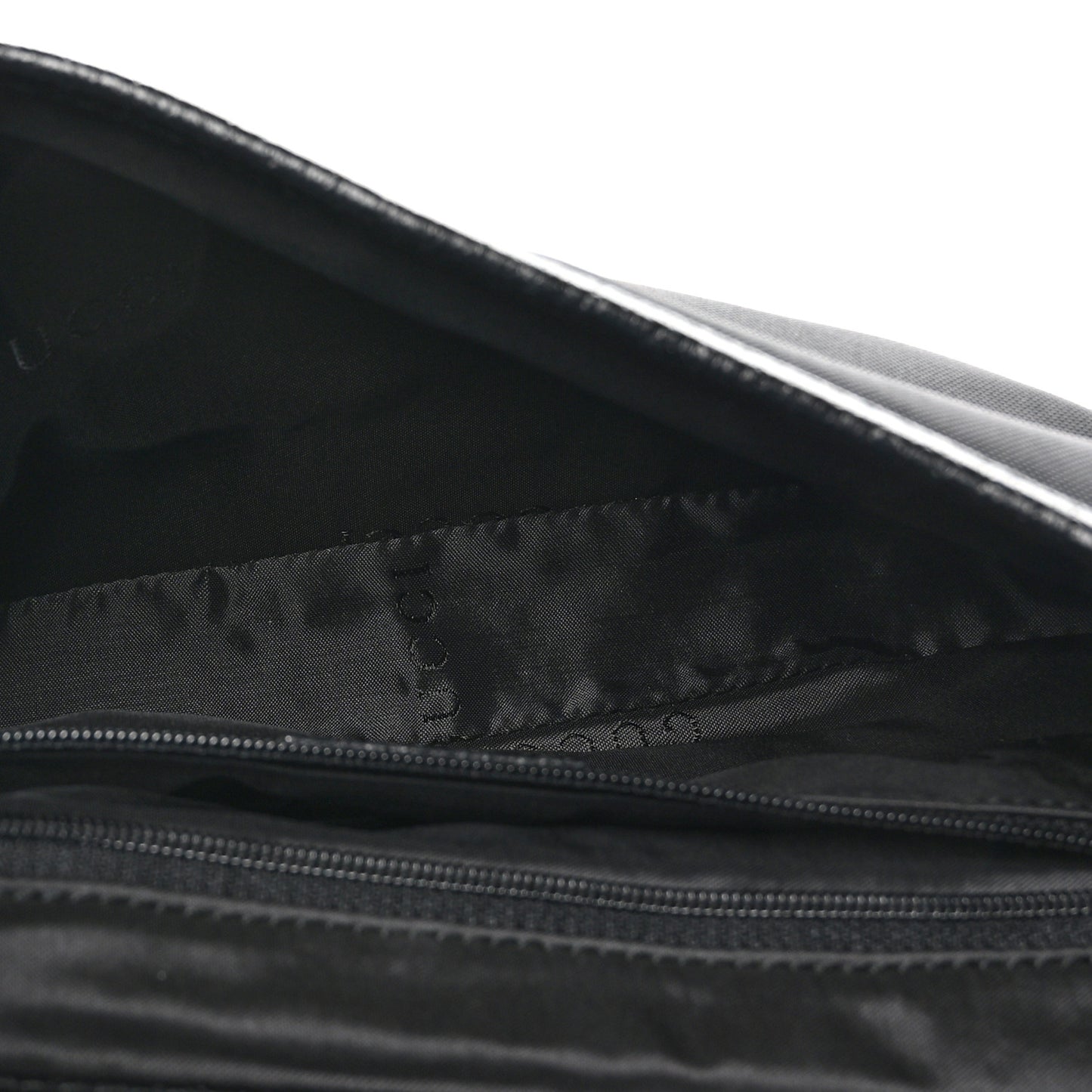 Canvas Textured Dollar Calfskin Small Jackie O Hobo Black