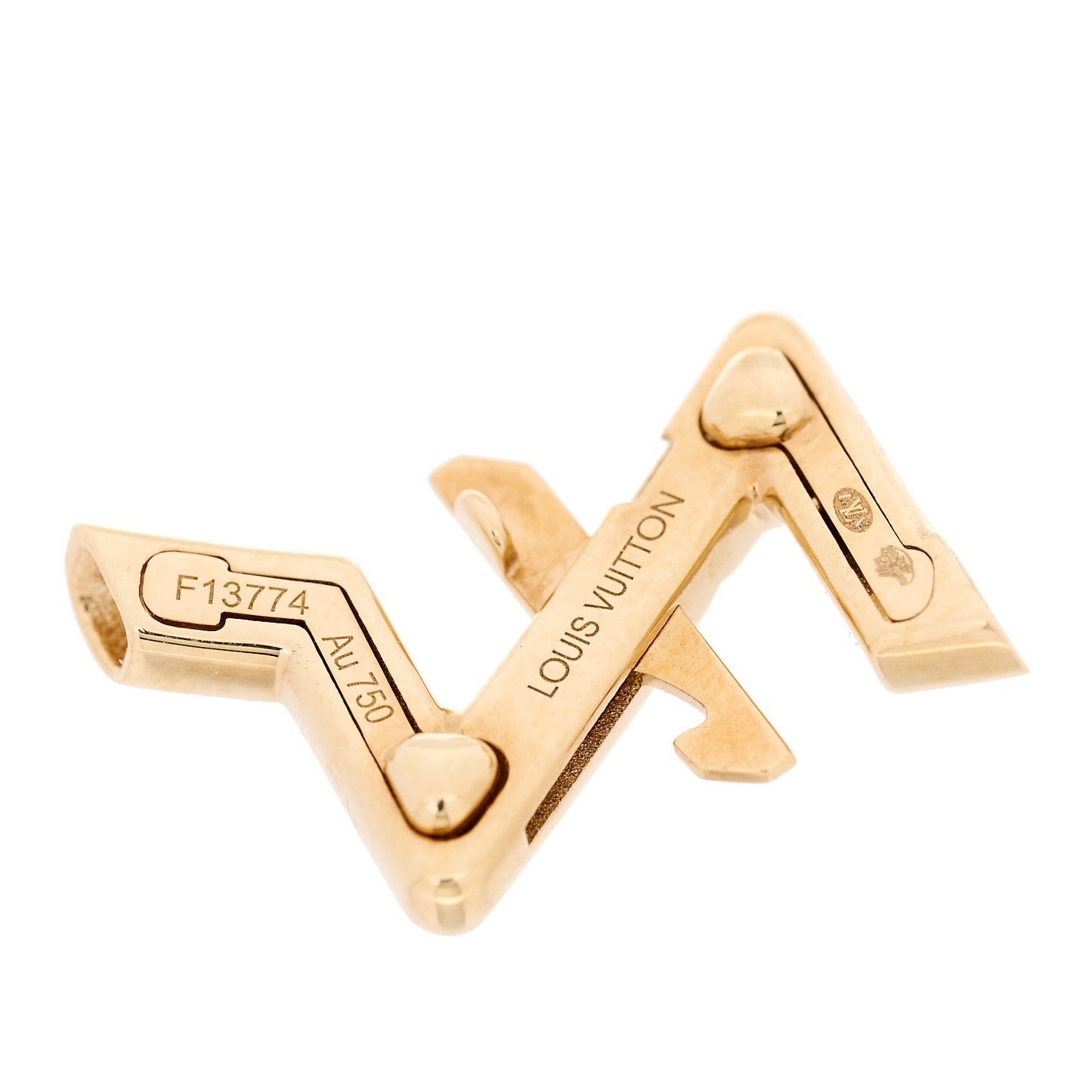 18K Yellow Gold Volt Upside Down Chain Bracelet Multi