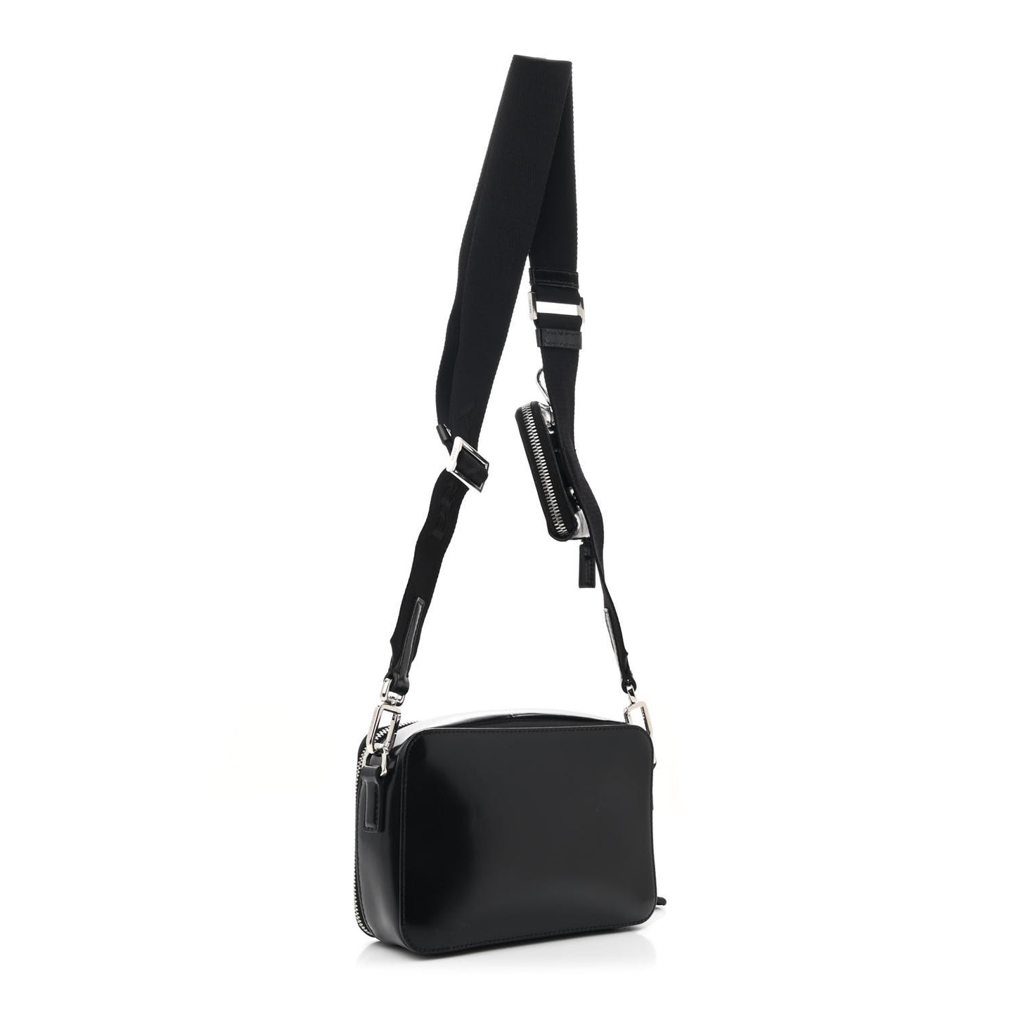 Spazzolato Small Brique Crossbody Bag Black