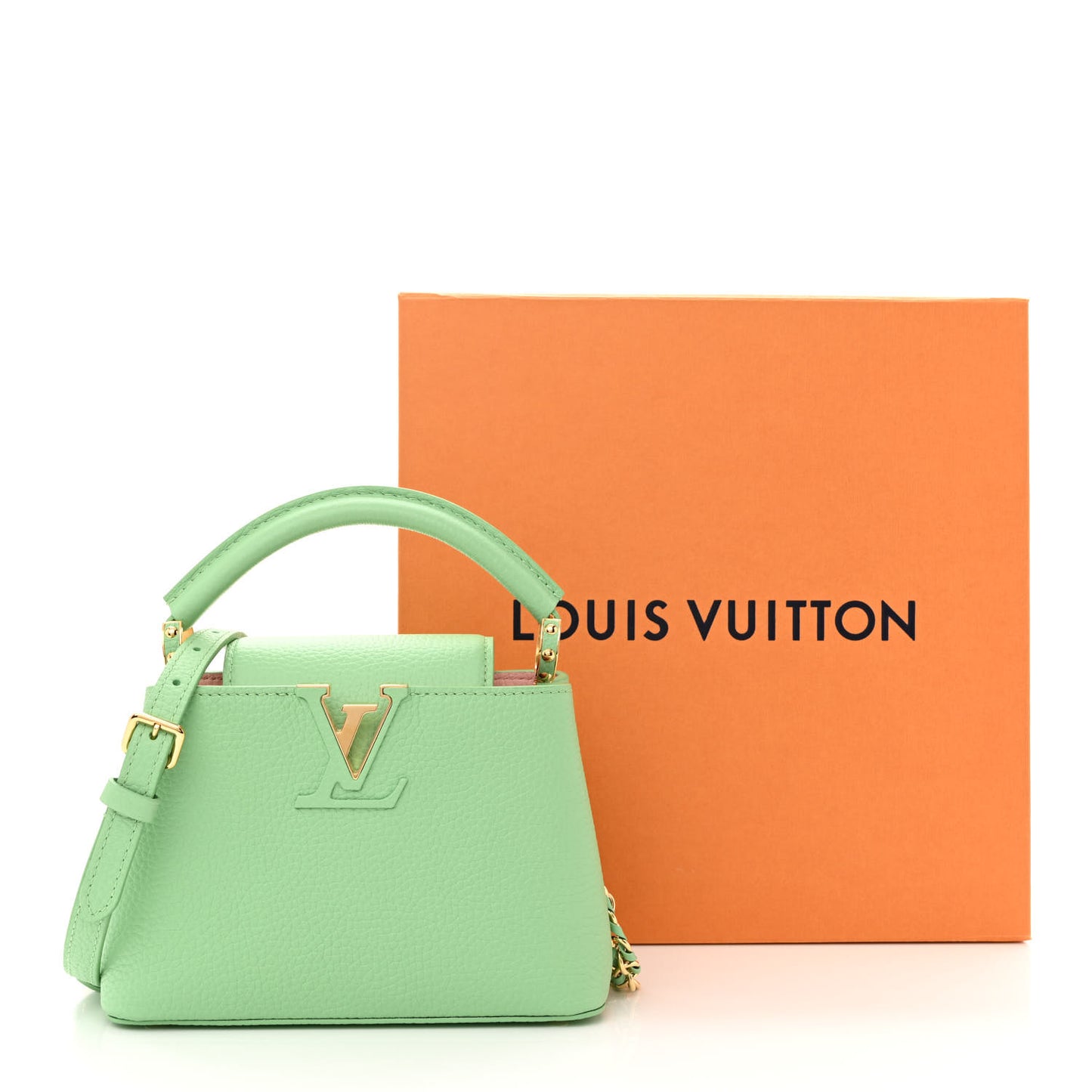 Taurillon Mini Capucines Vert Pomme