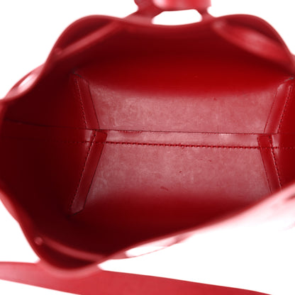 Mansur Gavriel Saffiano Mini Bucket Bag Flamma 5 of 10