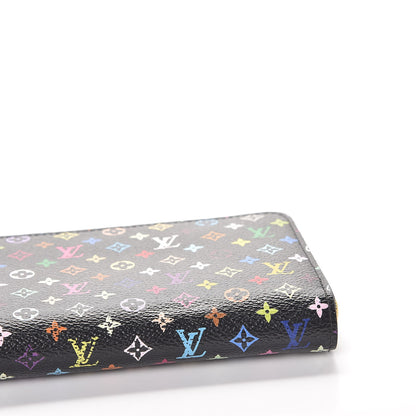 Louis Vuitton Monogram Multicolor Zippy Wallet Black Grenade 9 of 10