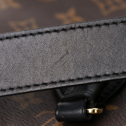 Louis Vuitton Monogram Flower Zipped Tote MM Black 12 of 14