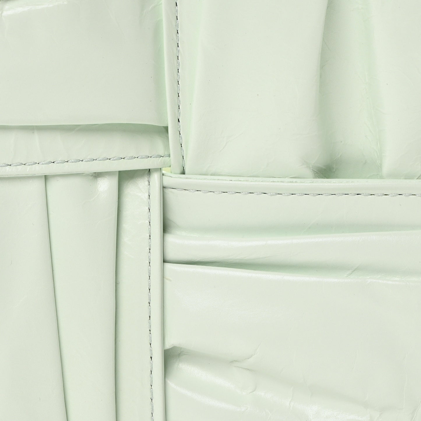 Foulard Intrecciato Pleated Medium Arco Tote Glacier