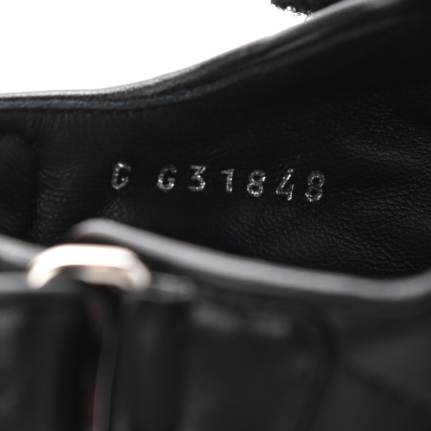 Lambskin Velcro Dad Sandals 35 Black
