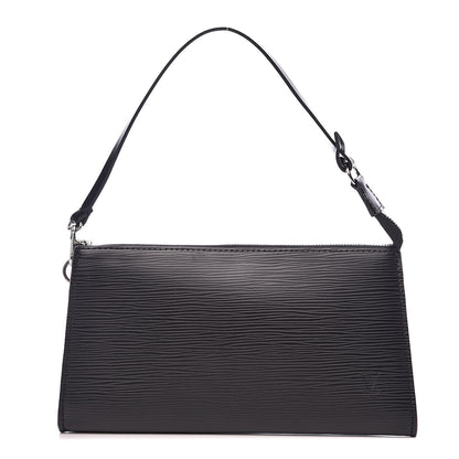 Louis Vuitton Epi Pochette Accessories 24 Black 1 of 11