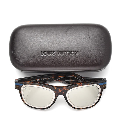 Louis Vuitton Monogram Mens Marlo Sunglasses Z0826W Tortoise 7 of 7