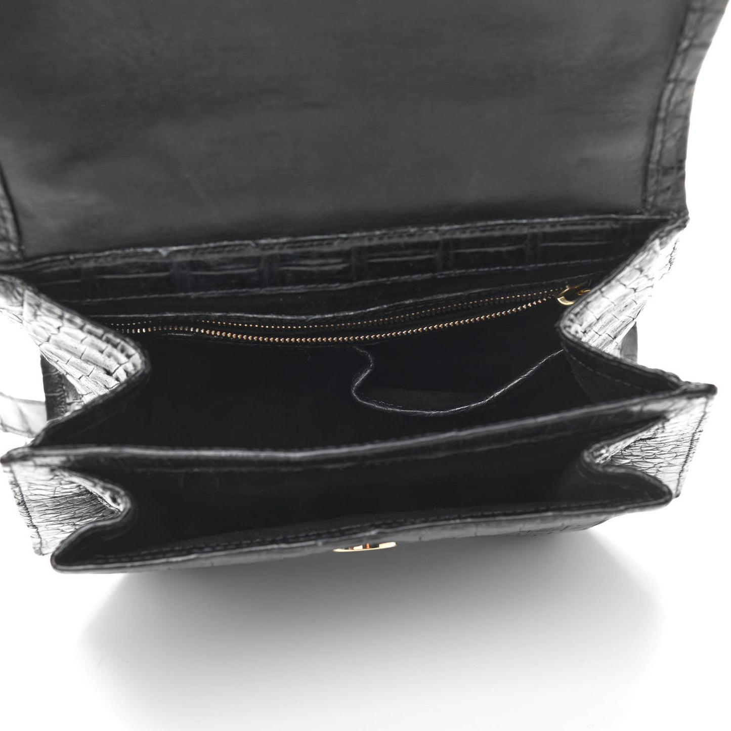 Crocodile Top Handle Black