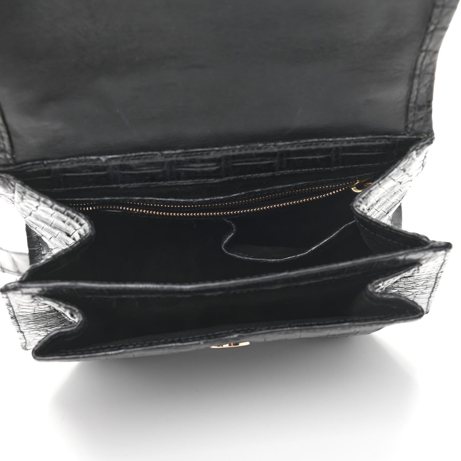 Nancy Gonzalez Crocodile Top Handle Black 4 of 9