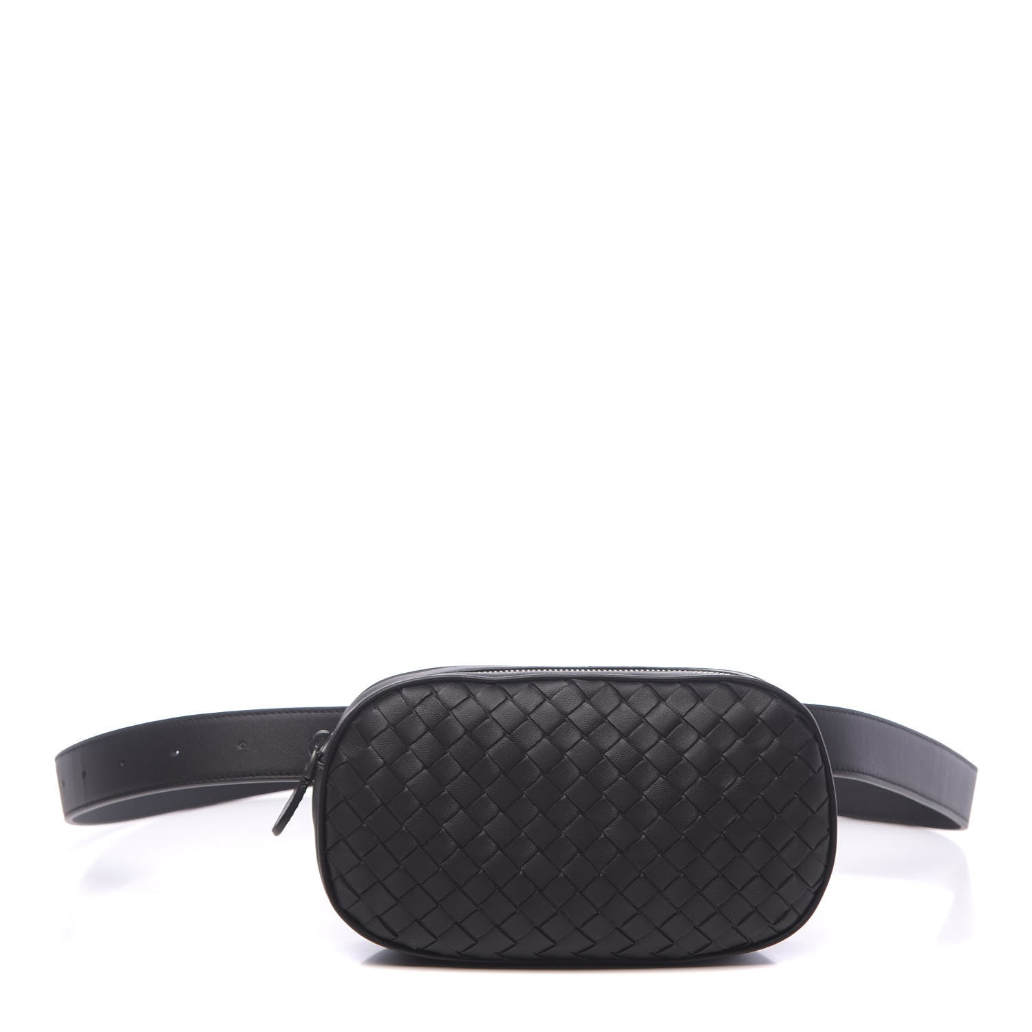 Bottega Veneta Nappa Intrecciato Belt Bag Black 1 of 9