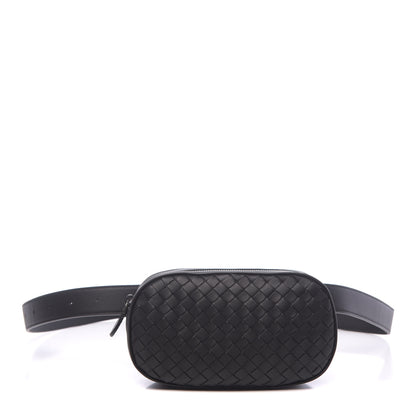Bottega Veneta Nappa Intrecciato Belt Bag Black 1 of 9