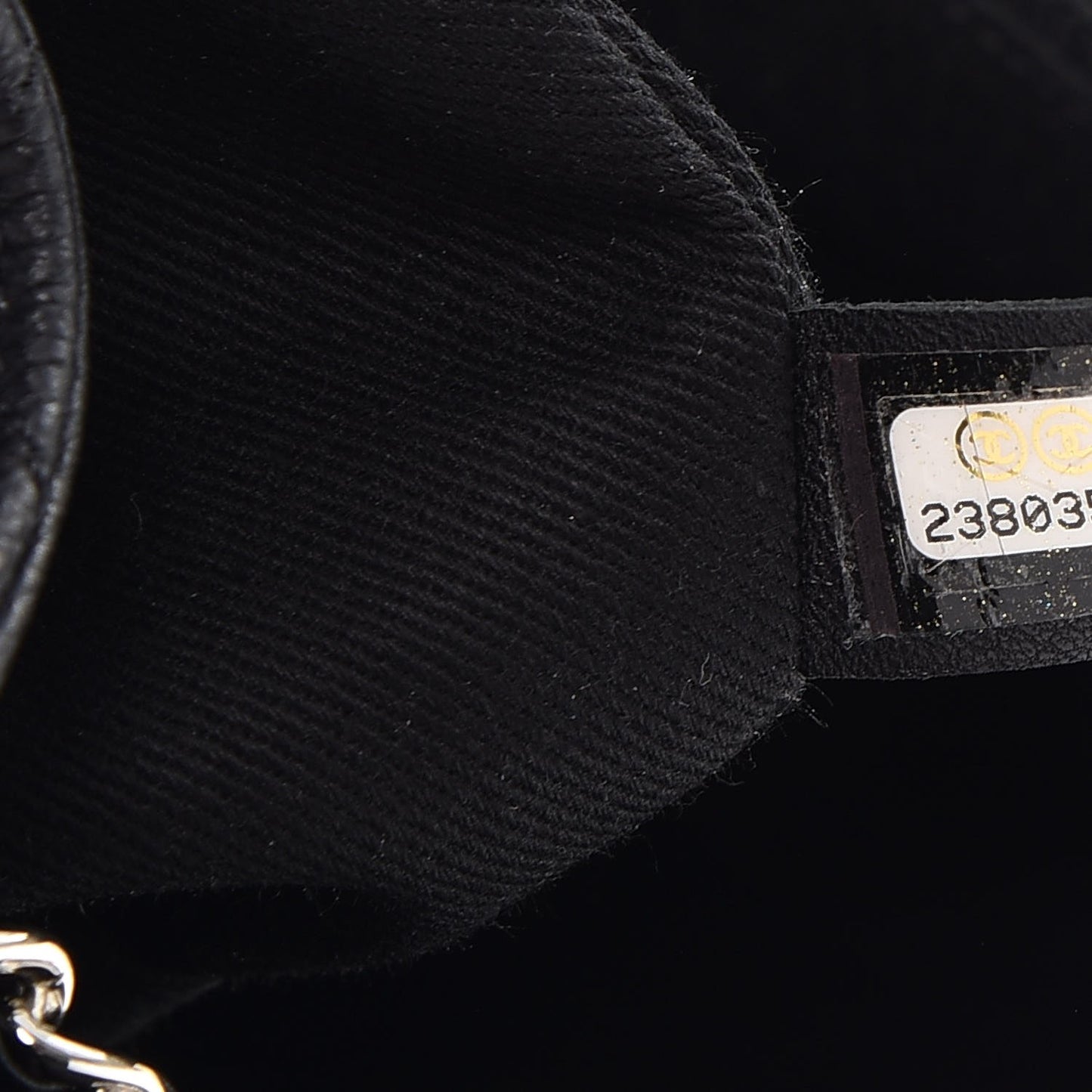 Grained Calfskin Stitched Flap Drawstring Backpack Black