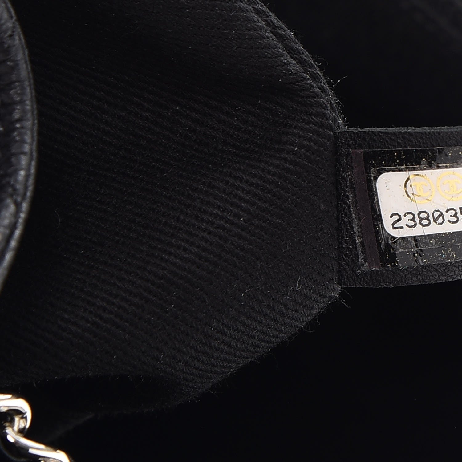 Chanel Grained Calfskin Stitched Flap Drawstring Backpack Black 7 of 8