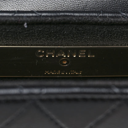 Chanel Lambskin Quilted Chain Around Clutch On Chain Black 6 of 9