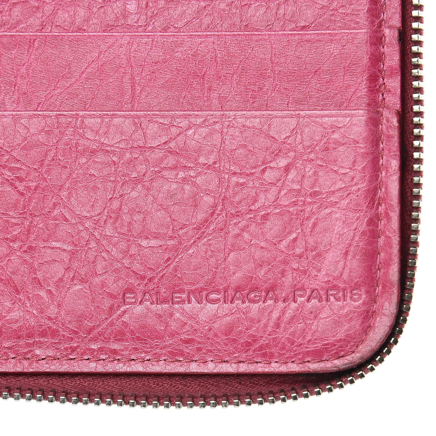 Agneau Giant 12 Silver Hardware Compagnon Wallet Sorbet