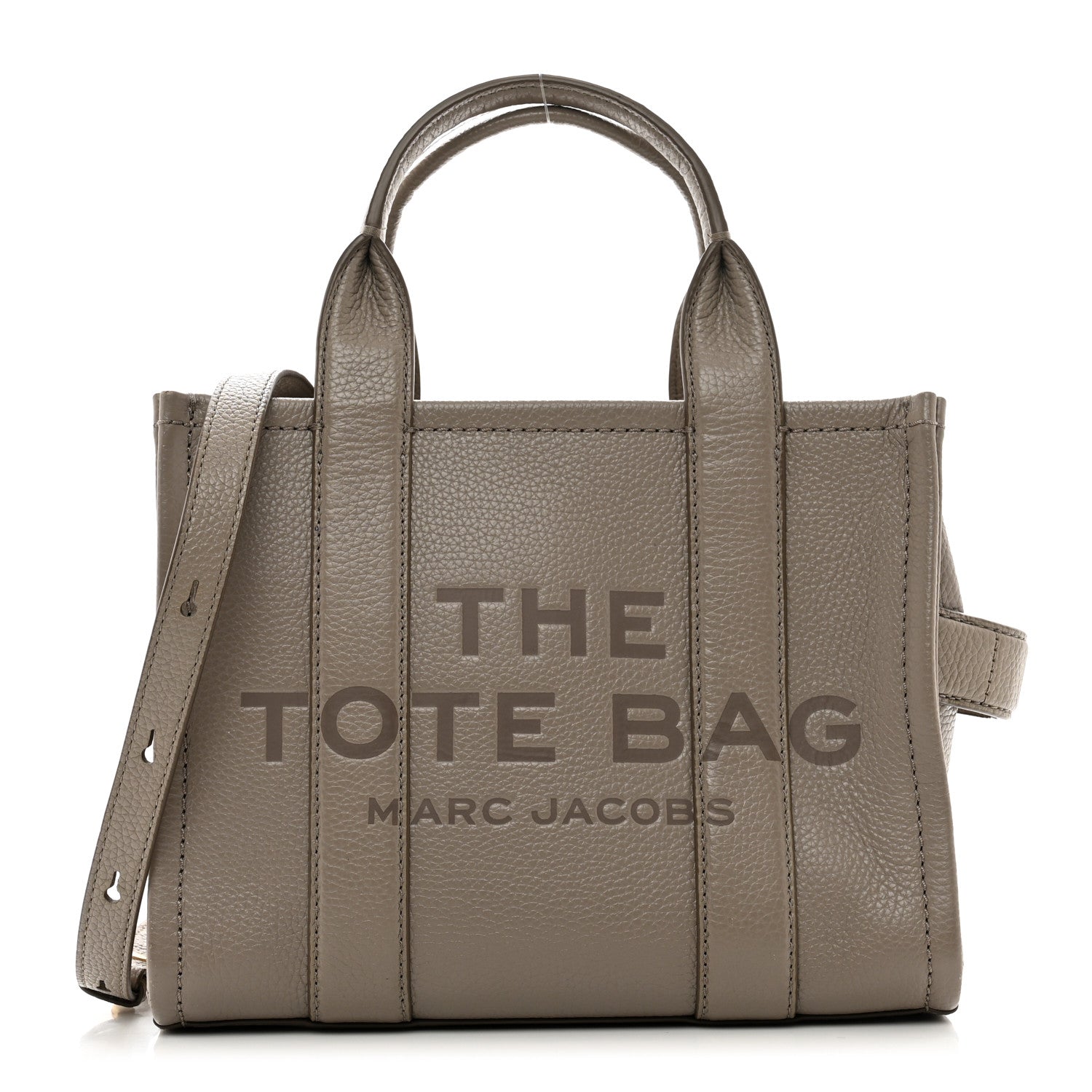 Marc Jacobs Grained Calfskin Small The Tote Bag Cement 1 of 11