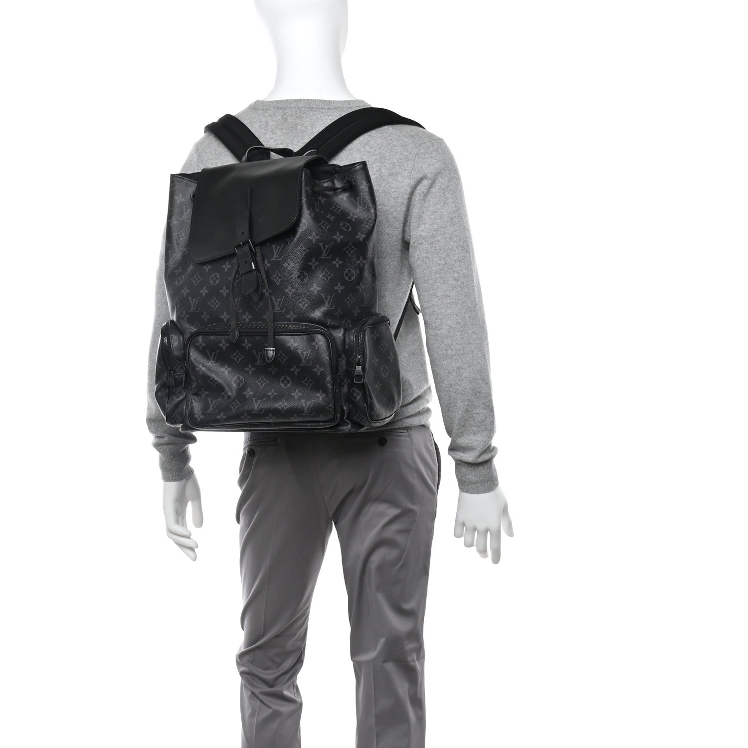 Louis Vuitton Monogram Eclipse Trio Backpack 2 of 9