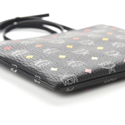 MCM Skyoptic Visetos Crossbody Pouch Spectrum Diamond Black 6 of 9