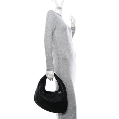 Bottega Veneta Nappa Intrecciato Medium Veneta Hobo Black 2 of 10