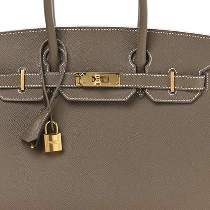 Hermes Epsom Birkin Sellier 30 Etoupe 8 of 11