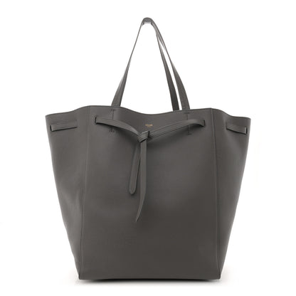 Celine Soft Grained Calfskin Medium Belt Cabas Phantom Grey 1 of 11