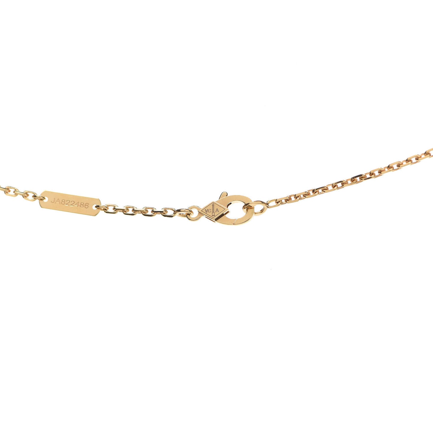 18K Yellow Gold Mother of Pearl Magic Alhambra Long Necklace
