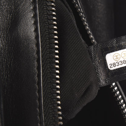 Chanel Aged Calfskin Chevron Quilted Small Gabrielle Hobo So Black 7 of 10