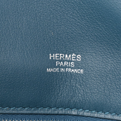 Hermes Veau Swift Sac Berline 28 Bleu Thalassa 6 of 10