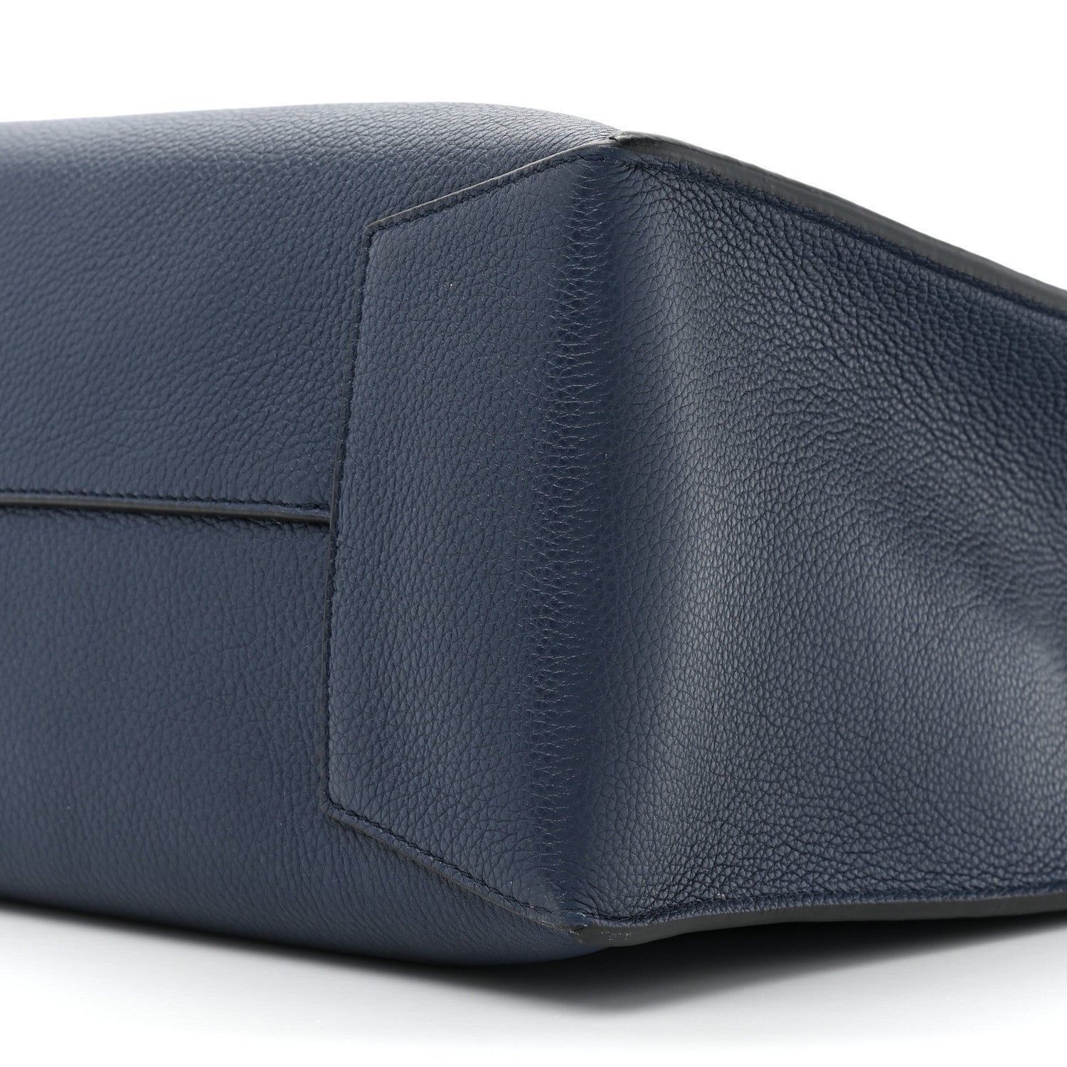Loewe Soft Grained Calfskin Buckle Zip Tote Navy 8 of 14