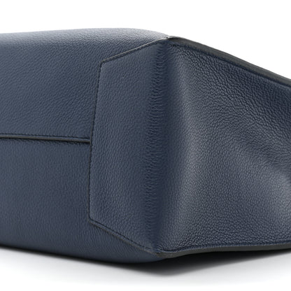 Loewe Soft Grained Calfskin Buckle Zip Tote Navy 8 of 14