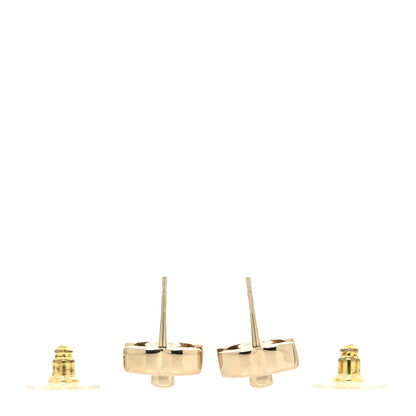 Chanel Metal Logo CC Turnlock Earrings Gold 4 of 5