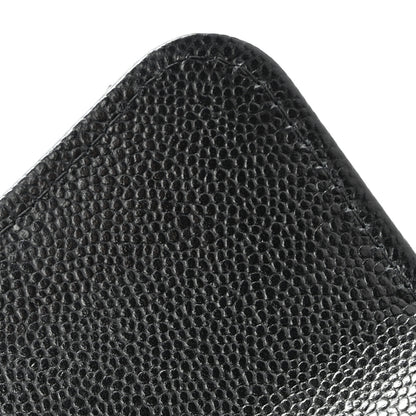Chanel Caviar Quilted Medium Gusset Flap Wallet Black 9 of 10