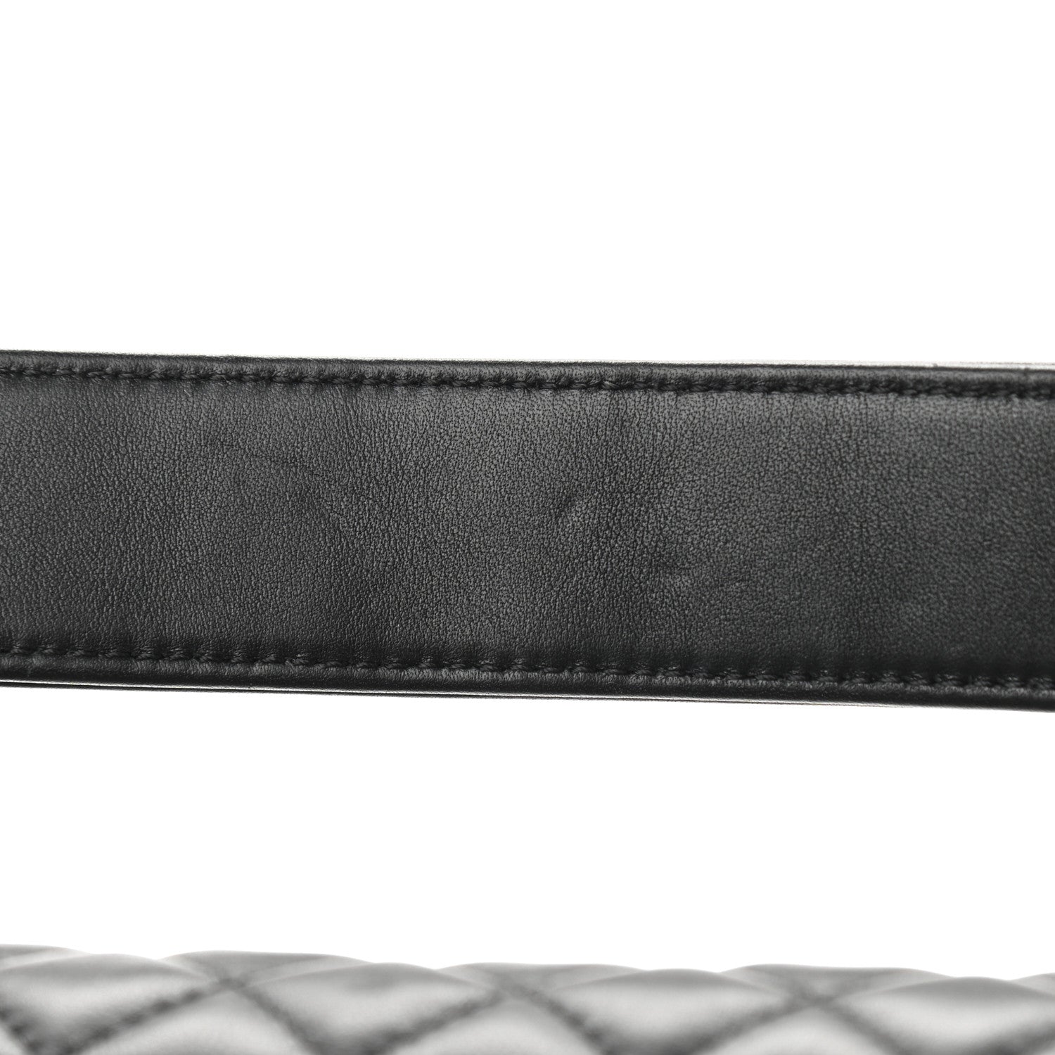 Chanel Calfskin Medium Boy Logo Top Handle Flap Black 14 of 16