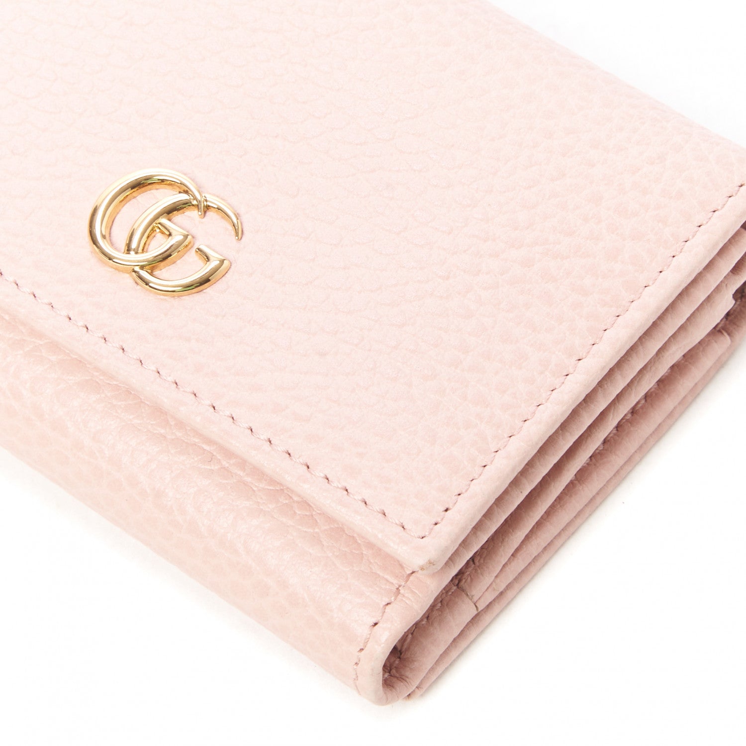Gucci Dollar Calfskin GG Marmont Wallet Perfect Pink 4 of 8