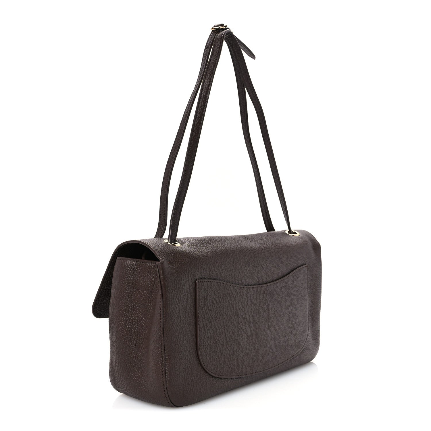 Chanel Grained Calfskin Small Souplissimo Maxi Flap Dark Brown 3 of 11