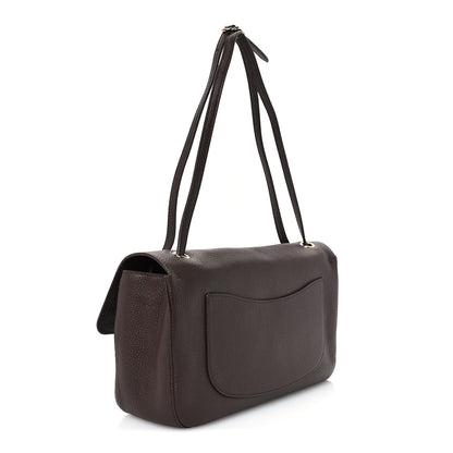 Chanel Grained Calfskin Small Souplissimo Maxi Flap Dark Brown 3 of 11