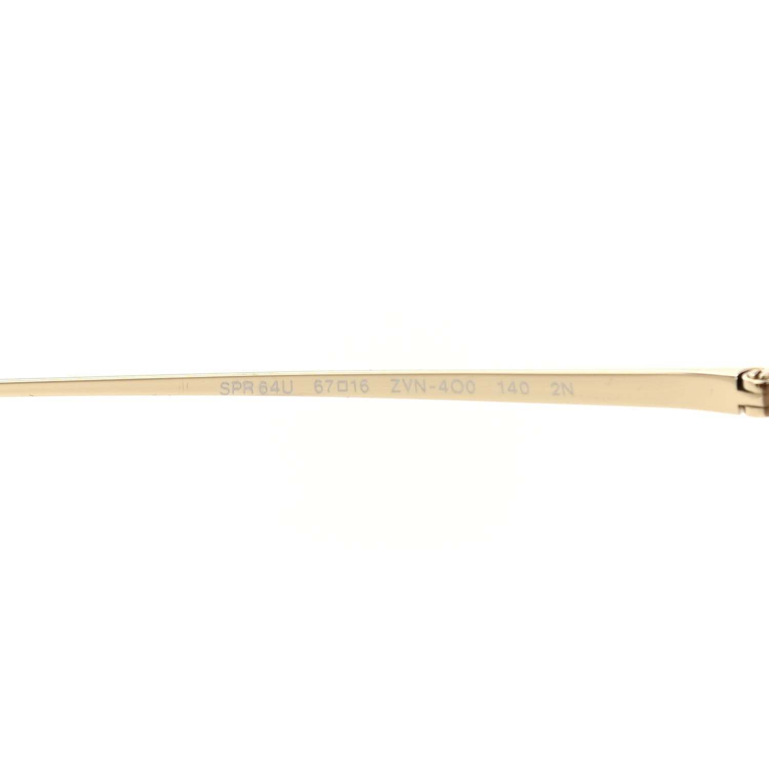 Prada Cat Eye Sunglasses SPR 64U Gold 6 of 8