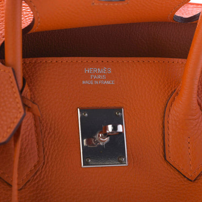 Hermes Togo Birkin 35 Orange 8 of 10