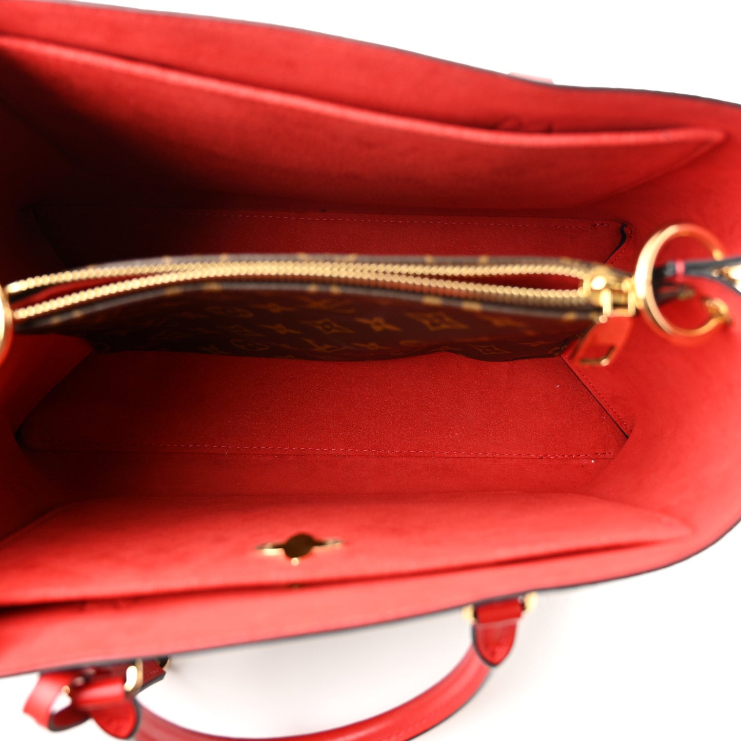 Monogram Flower Tote Coquelicot