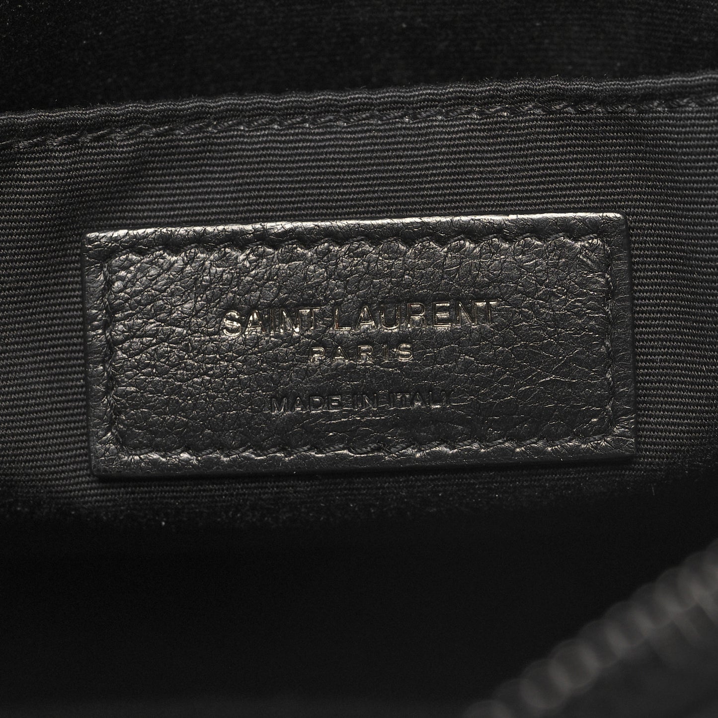Calfskin Matelasse Monogram Monochrome Lou Camera Bag Black