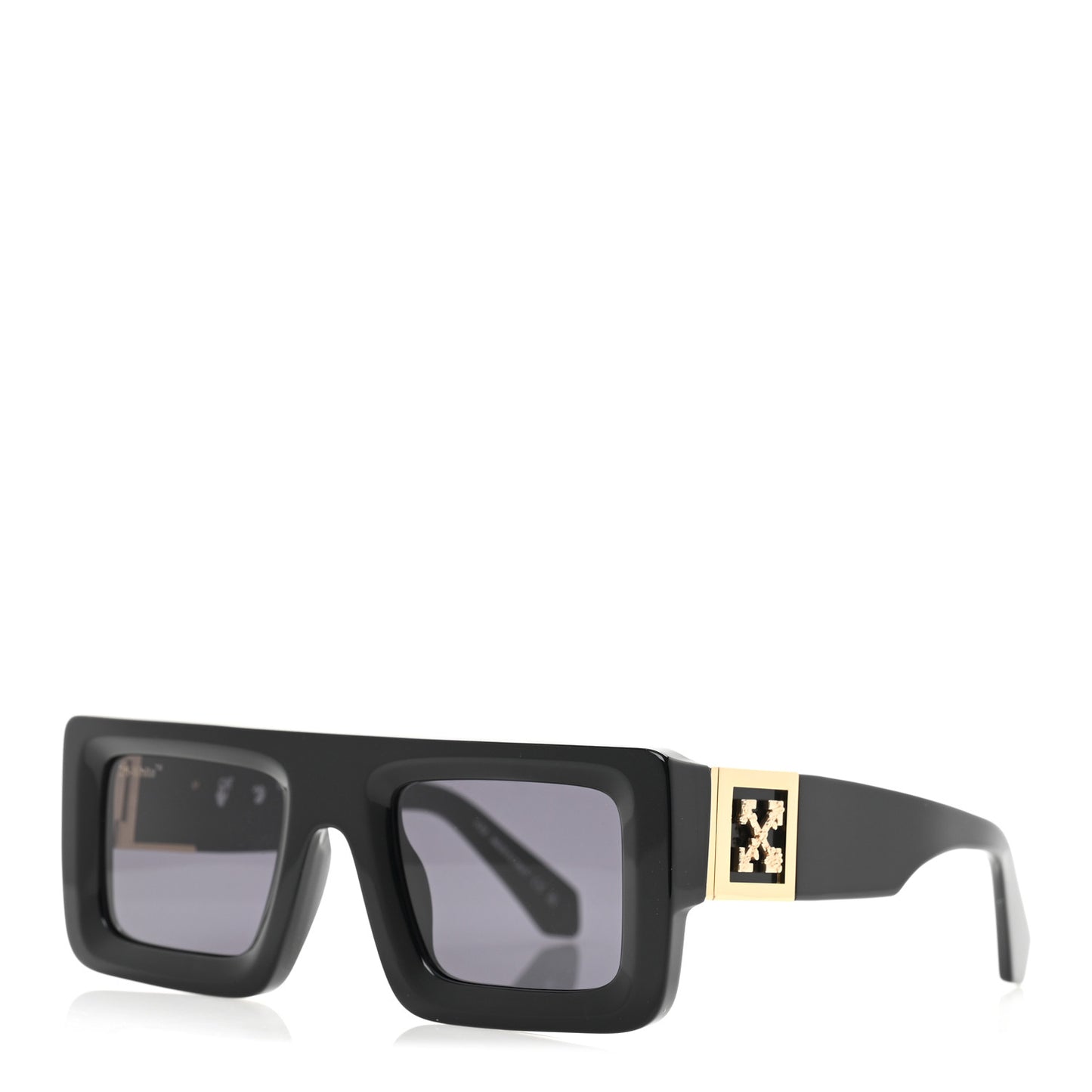 Acetate Square Sunglasses OERI049 Black