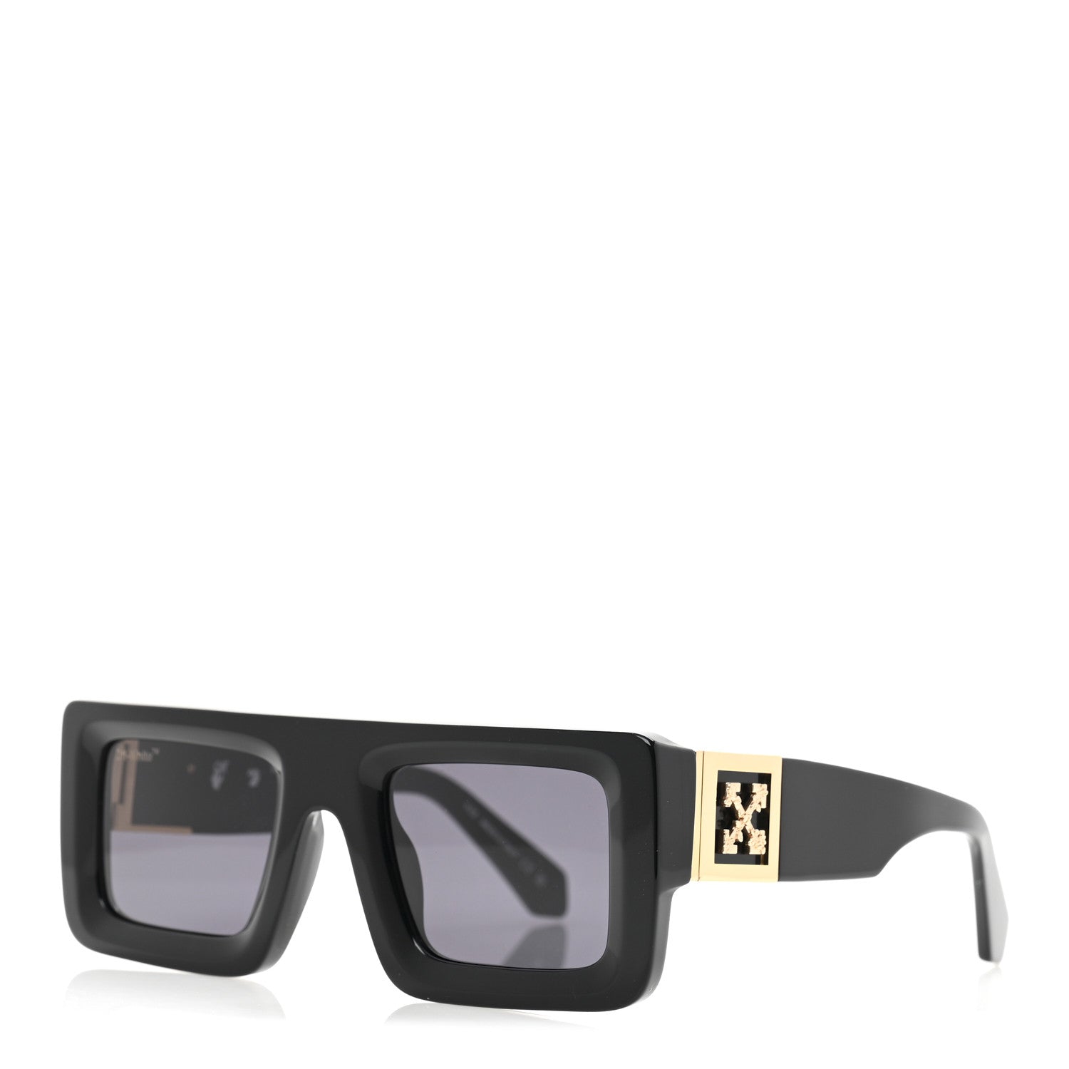 Off-White Acetate Square Sunglasses OERI049 Black 1 of 9