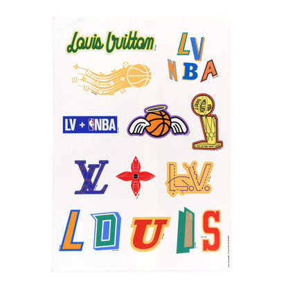 Louis Vuitton X NBA Plexiglass Monogram Basketball Hoop and Mini Basketball Transparent Gold Orange 5 of 8