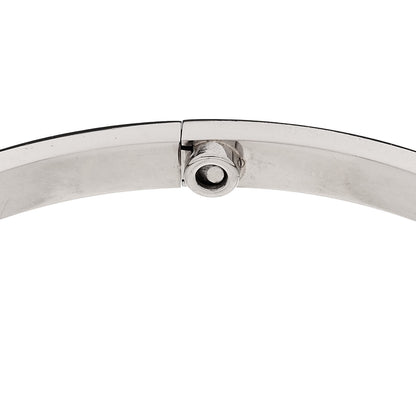 Cartier 18K White Gold Small LOVE Bracelet 18 7 of 8