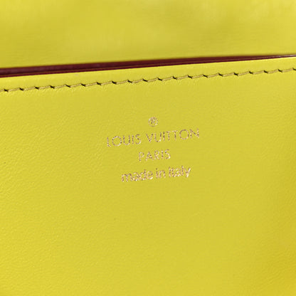 Louis Vuitton Lambskin Embossed Monogram Coussin Belt Vert Acide 6 of 8