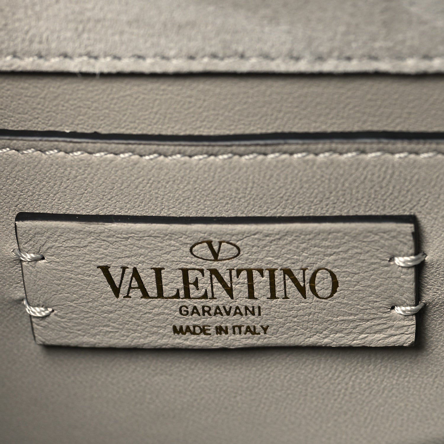 Valentino Garavani Sequin Crystal Embroidered Mini Vsling Top Handle Bag Silver Opal Grey 6 of 9